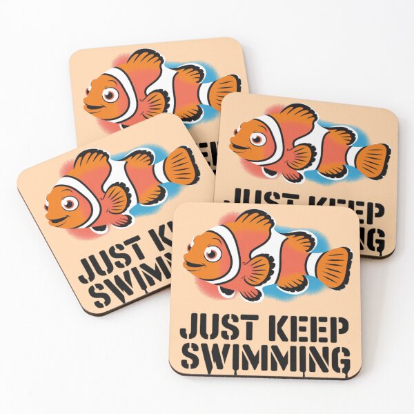 Item preview, Finding Nemo - Just keep swimming designed and sold by 123ks.