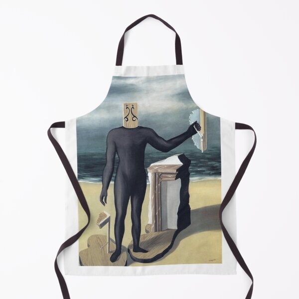 Item preview, The Man of the Sea Magritte Surreal Portrait designed and sold by MirelaSorescu.