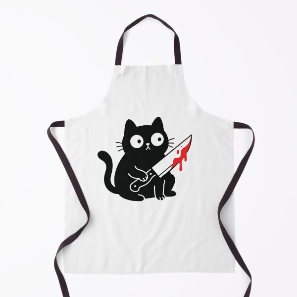 Item preview, Murderous Black Cat With Knife designed and sold by DesignStock95.