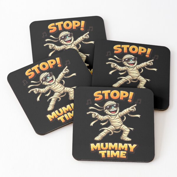Item preview, Stop! Mummy Time!!! typographic slogan design designed and sold by LoneTide.