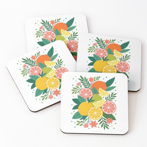 Item preview, Retro Citrus Garden — Vibrant Orange and Lemon Botanical Summer Illustration designed and sold by HBDStudio.