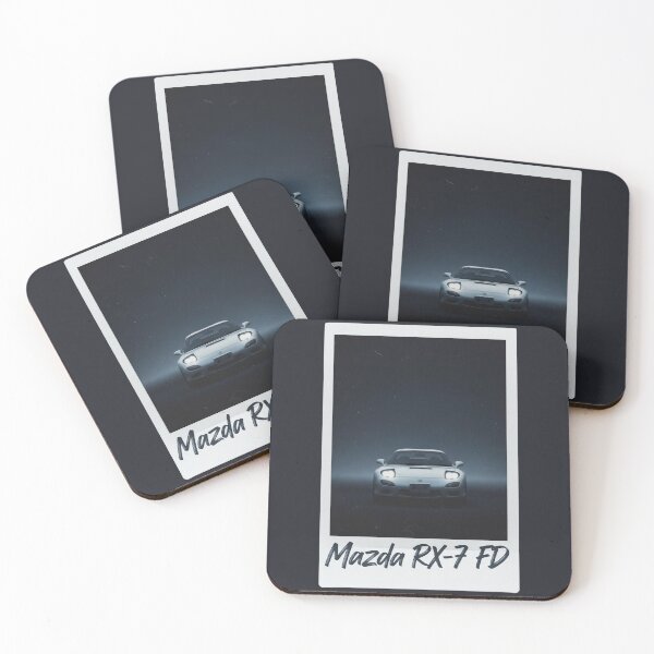 Item preview, Mazda RX-7 FD JDM Icon Retro Polaroid Headlights Up Art designed and sold by Motorline44.