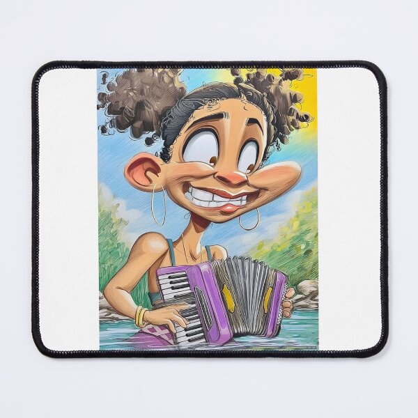 Item preview, Accordeon Lady designed and sold by Claire Caricatures.