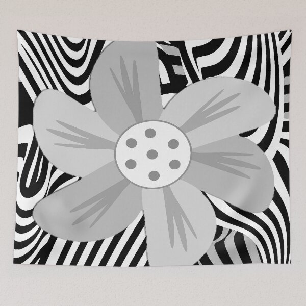 Item preview, Op Art Flower designed and sold by ViaARTfactory.