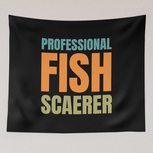 Item preview, Professional Fish Scaerer Funny Fishing Joke Shirt Angler Humor designed and sold by maxiprom.