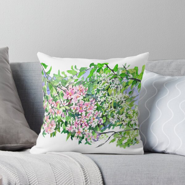 Item preview, Apple and cherry blossoms designed and sold by Lemontreeart63.