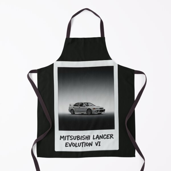 Item preview, Mitsubishi Lancer Evolution VI Rally Legend Retro Polaroid Style Art designed and sold by Motorline44.