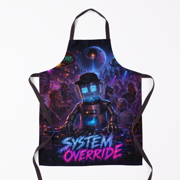 Item preview, System Override — Pour Decisions Blender Cyberpunk Art designed and sold by A Sinister Sly.