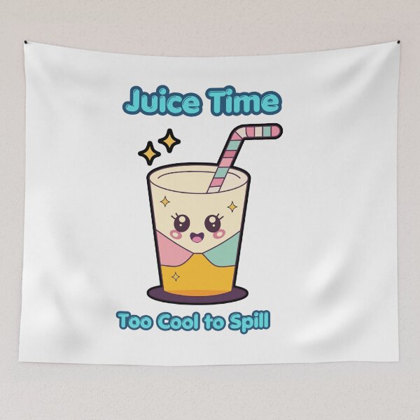 Item preview, Funny Juice Box Cartoon T-Shirt for Kids | Cute Kawaii Drink Design designed and sold by Fun Mood Prints .