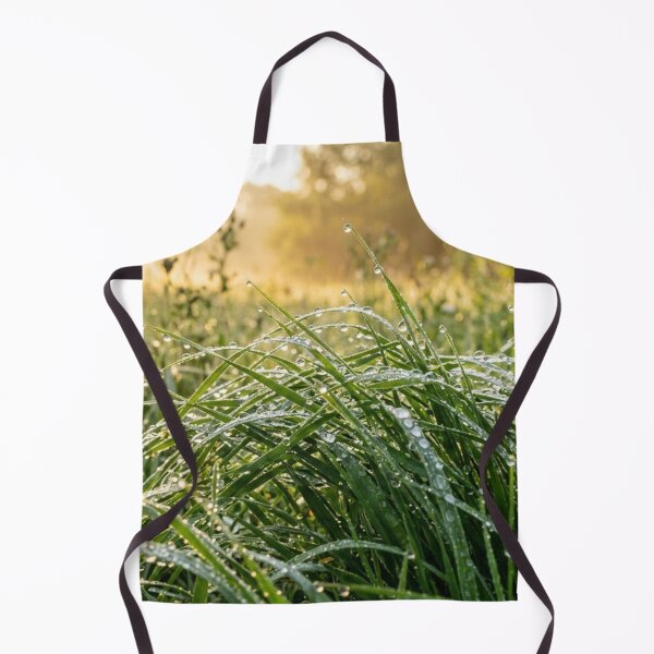 Item preview, Morning dew on the grass – realistic nature macro at sunrise designed and sold by Malisa345.