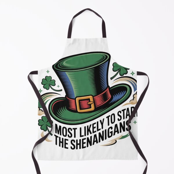 Item preview, Japanese Woodblock Leprechaun Hat with Clovers designed and sold by Bloomkept.