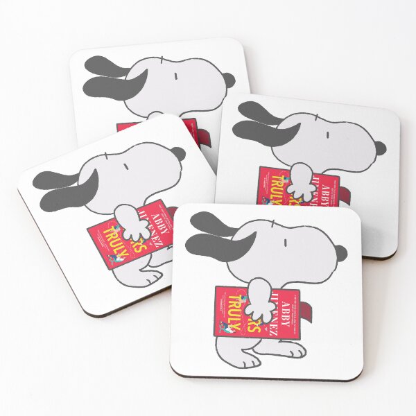 Item preview, snoopy reading yours truly designed and sold by liveawhimsylife.