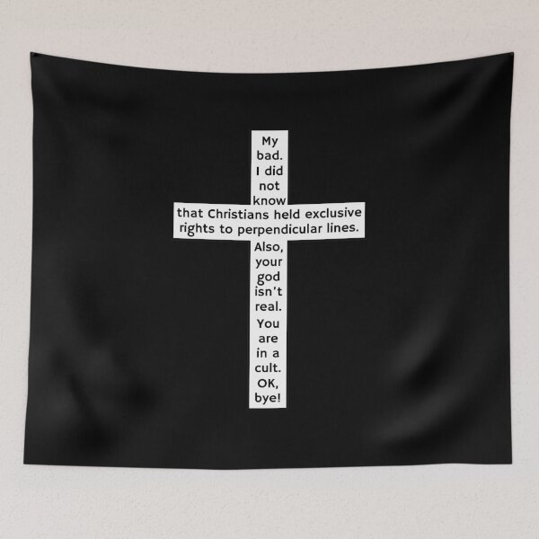 Item preview, Perpendicular Lines Cross designed and sold by EvergreenRevolt.