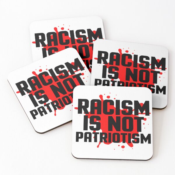Item preview, Racism Is Not Patriotism Equality Quote - Anti Racism Social Justice designed and sold by NuralsArt.
