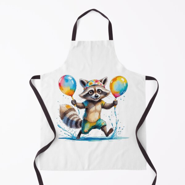 Item preview, Happy Party Raccoon Summer Splash Birthday designed and sold by AQUILAKREO.