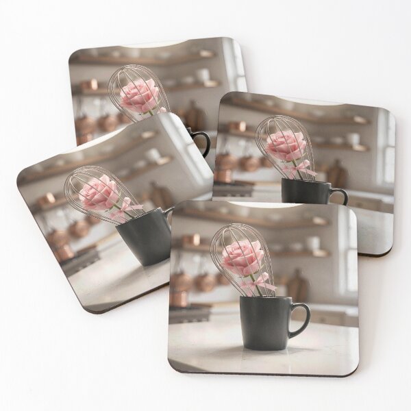 Item preview, Pink Rose In a Wire Whisk designed and sold by Maria Dryfhout.
