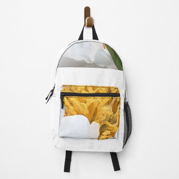 Item preview, Yellow and white peony flower at Locust Grove Estate designed and sold by CakenCoffeeCafe.