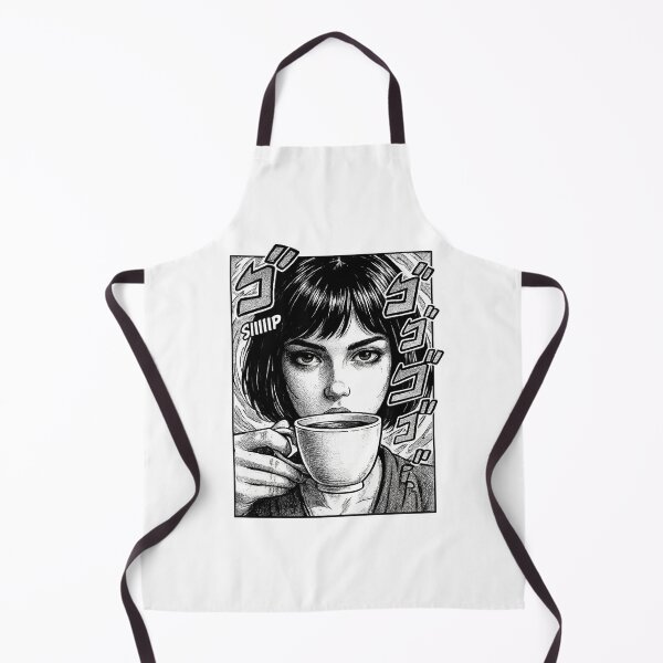 Item preview, Amelia AI Schoolgirl - Menacing Sip - Vintage Horror Manga Style designed and sold by akiotatsuo.