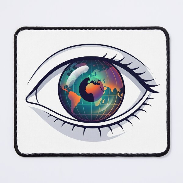 Item preview, world is watching, eyes on the world, global unity, stay vigilant, awareness campaign designed and sold by TrueArtVibes.