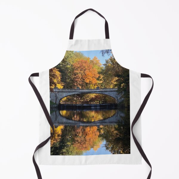 Item preview, Bridge to Vanderbilt Estate with Autumn Leaves designed and sold by CakenCoffeeCafe.