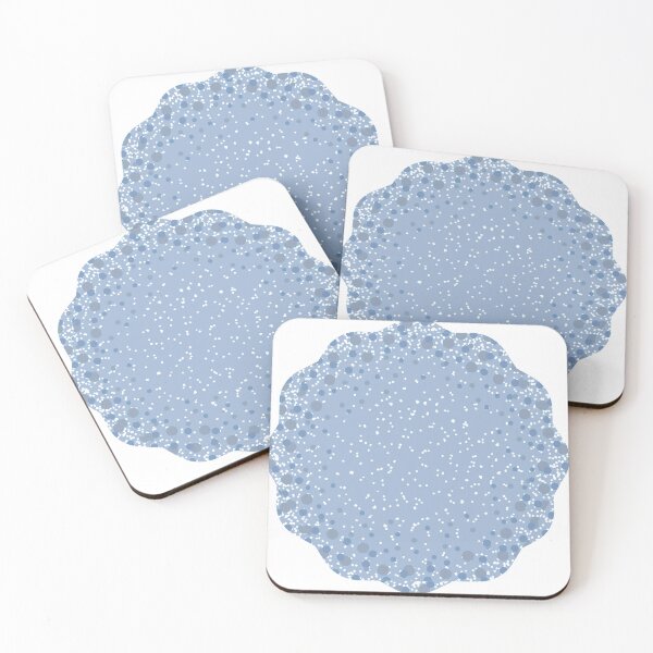 Item preview, Boho Style Chambray Blue  Hexagon  designed and sold by GulQari.