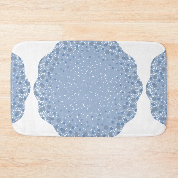 Item preview, Boho Style Chambray Blue  Hexagon  designed and sold by GulQari.