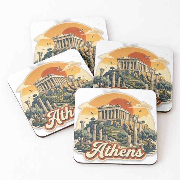 Item preview, Athens Retro City Travel Design designed and sold by MIArt Studio.