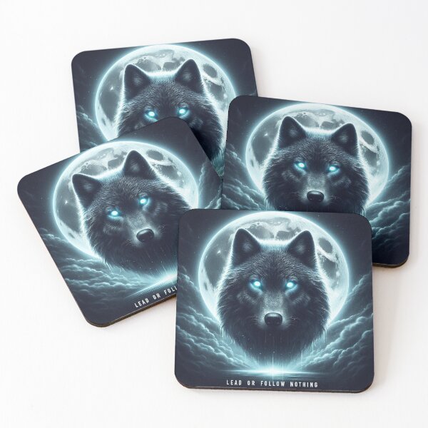 Item preview, Lead or Follow Nothing – Mystic Wolf Emblem designed and sold by Dogandesighn.