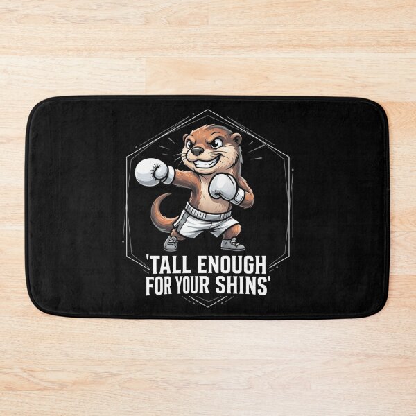 Item preview, Tall Enough For Your Shins Funny Otter Boxing Meme Sarcastic Animal Streetwear Humor Design designed and sold by bilal sibgui.
