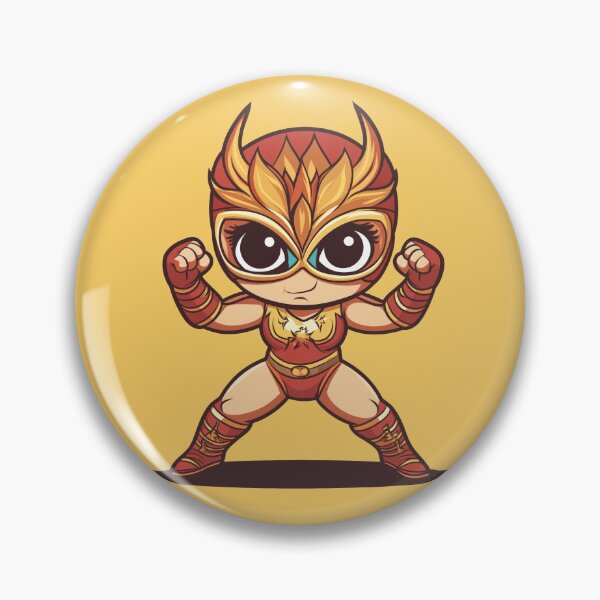 Item preview, Female Luchador artoon – Mexican Wrestling Lucha Libre Woman designed and sold by Vato Vibes.