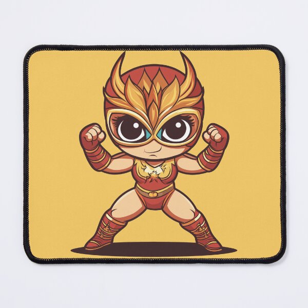 Item preview, Female Luchador artoon – Mexican Wrestling Lucha Libre Woman designed and sold by Vato Vibes.