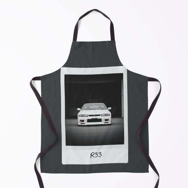 Item preview, Nissan Skyline GT-R R33 Godzilla Retro Polaroid Style Art designed and sold by Motorline44.