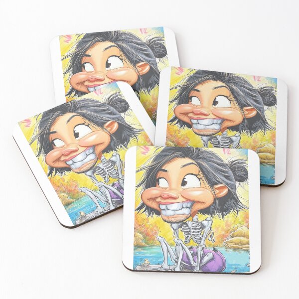 Item preview, Skeleton Lady designed and sold by Claire Caricatures.