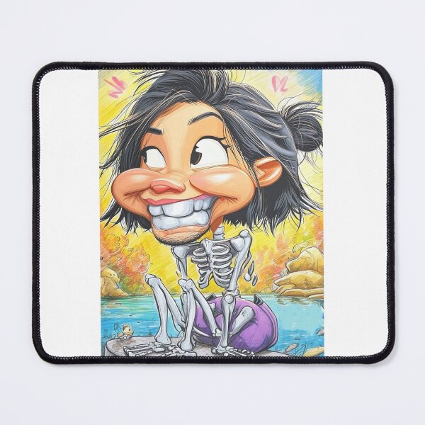 Item preview, Skeleton Lady designed and sold by Claire Caricatures.