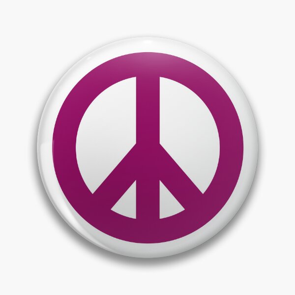 Item preview, Peace sign - Fuchsia designed and sold by Inspirationmotivation.