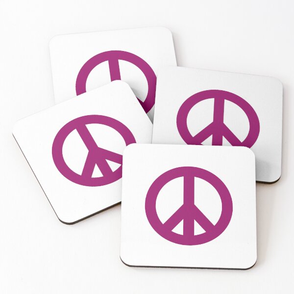 Item preview, Peace sign - Fuchsia designed and sold by Inspirationmotivation.