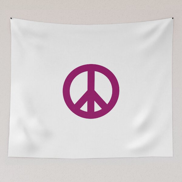 Item preview, Peace sign - Fuchsia designed and sold by Inspirationmotivation.