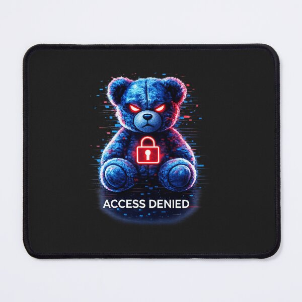 Item preview, Cyberpunk Teddy Bear Access Denied Glitch Aesthetic Shirt designed and sold by unglaublichGut.