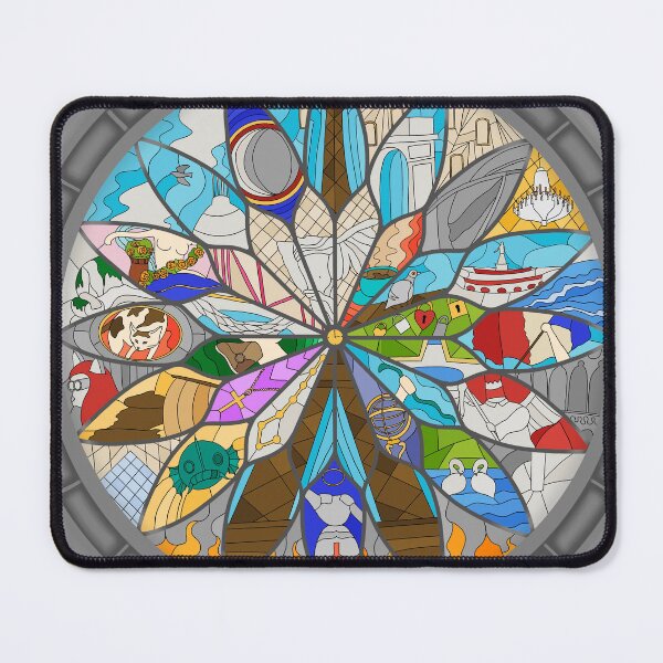 Item preview, Paris stained glass designed and sold by Elvira Walsh.