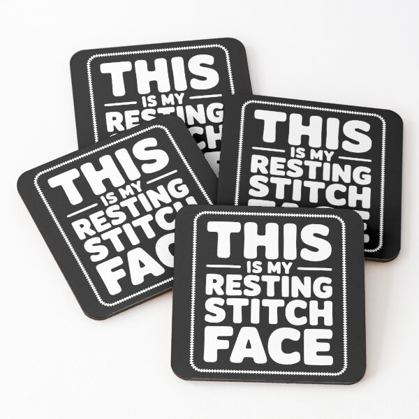 Item preview, This Is My Resting Stitch Face designed and sold by theartfulaspie.