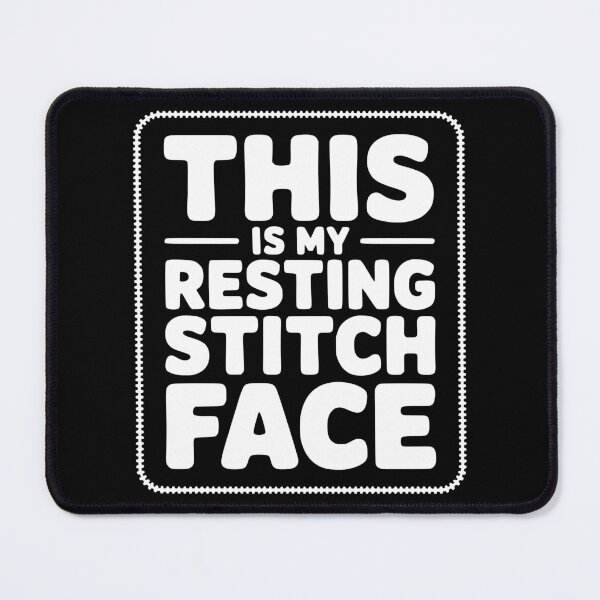 Item preview, This Is My Resting Stitch Face designed and sold by theartfulaspie.