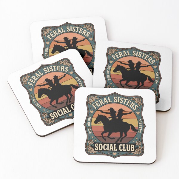 Item preview, Feral Sisters Social Club Western Cowgirl designed and sold by FreshVibe Prints.
