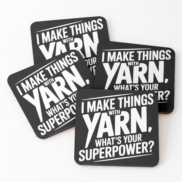 Item preview, I Make Things With Yarn What’s Your Superpower designed and sold by theartfulaspie.