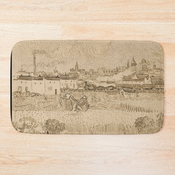 Item preview, Arles View From the Wheatfields by Vincent van Gogh: Post Impressionist Poster designed and sold by artofuniverse.