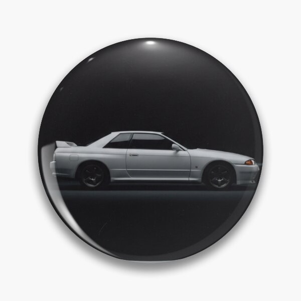 Item preview, Nissan Skyline GT-R R32 Godzilla Side Profile Retro Polaroid Art designed and sold by Motorline44.