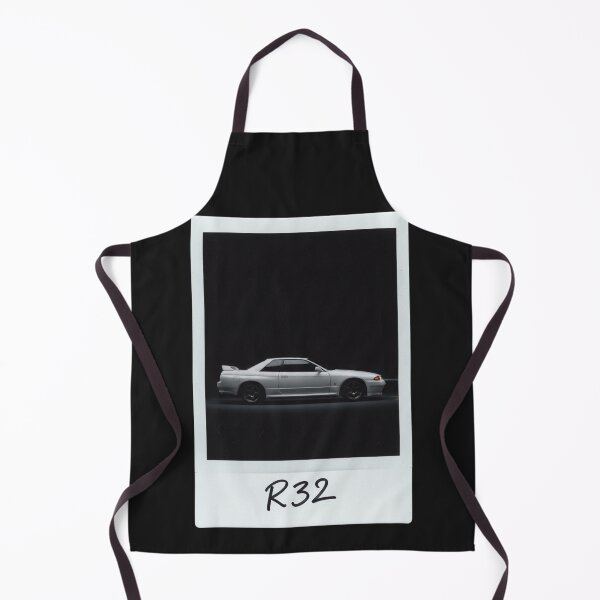 Item preview, Nissan Skyline GT-R R32 Godzilla Side Profile Retro Polaroid Art designed and sold by Motorline44.