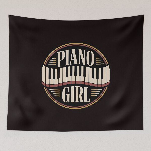 Item preview, Keyboard Piano Girl – Rock Musician Pianist Keyboard Design designed and sold by Redgiant87x.