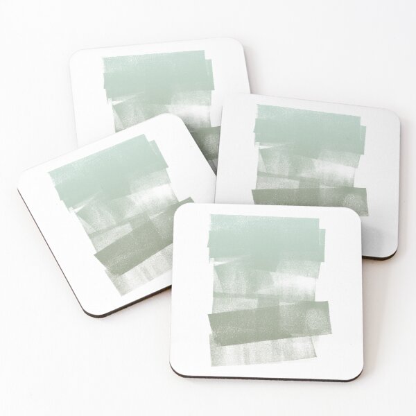 Item preview, Swatch Sample Textured Monoprint - Mint to Sage Gradient designed and sold by Irene Estelle.