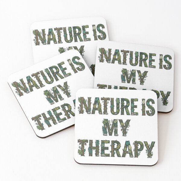 Item preview, Nature Is My Therapy Woodland Typography 05 designed and sold by cj-digital.