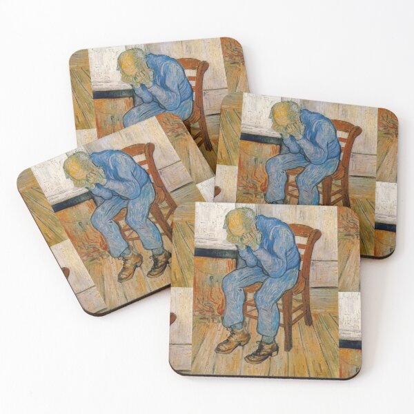 Item preview, At Eternitys Gate by Vincent van Gogh: Emotional Post Impressionist Poster designed and sold by artofuniverse.
